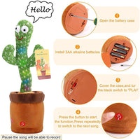 Portable Twisted Music Song Dance Cactus (NET) - Karout Online -Karout Online Shopping In lebanon - Karout Express Delivery 