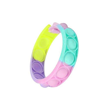 Shop Online Push Pop Bubble Colored Pop It Fidget Toy 20CM Bracelet / KC-281 - Karout Online Shopping In lebanon