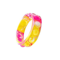 Shop Online Push Pop Bubble Colored Pop It Fidget Toy 20CM Bracelet / KC-281 - Karout Online Shopping In lebanon
