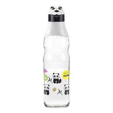 Titiz Plastik Panda Patterned Water Bottle 1000ml - 34oz - Karout Online -Karout Online Shopping In lebanon - Karout Express Delivery 