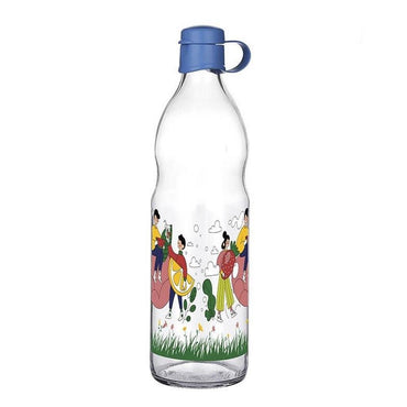 Titiz Plastik Frido Patterned Water Bottle / 1000ml - 34oz - Karout Online -Karout Online Shopping In lebanon - Karout Express Delivery 