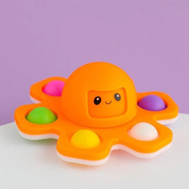 Spinner Pop Face Changing Octopus Fidget Toy