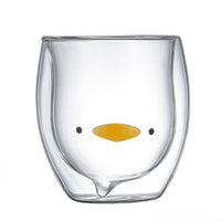 **NET**Double Glass Cup Creative Cartoon Design Cup / 9961409446015