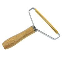 Portable Metal Lint Remover Roller Shaver For Pet Hair ,Carpet, Scraper with Wooden Handle / 6952636852116