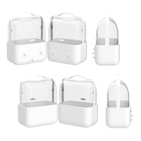 (Net) Cosmetic Organizer Make Up  Dustproof Beauty Storage Box  with Lid and Carry Handle / LD-288 / 31357