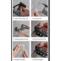 **NET**Bathroom Storage Rack Bathroom Shelves Space Aluminum / 6978000223016 / 802139