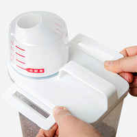 Household Multi-function Storage Box  Portable Large Plastic with Measuring Cup / KR-136