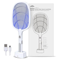 2 in 1 Electric Mosquitos Racket and Trap Lamp With Holder Base - Karout Online -Karout Online Shopping In lebanon - Karout Express Delivery 