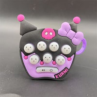 Jogger Game Machine Keychain Creative Cartoon Kawaii Schoolbag Keychain Cute Anti-Stress Toys Accessories / 3580 / KN-357 / 3578