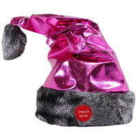 Christmas Dancing Hat With Led Light Fuchsia Birthday & Party Supplies