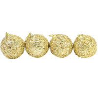Christmas Gold Balls Tree Decoration Set (4 Pcs) / 0429 - Karout Online -Karout Online Shopping In lebanon - Karout Express Delivery 