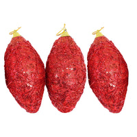 Christmas Cone Tree Decoration Set Of 3 Pcs