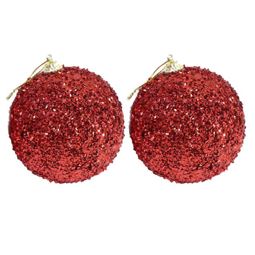 Christmas Ball Tree Decoration Set Of 2 Pcs / 320541