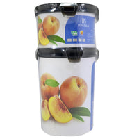 Power.G -Sina Rounded Tupperware set (2 Pcs ) / L944/L946 - Karout Online -Karout Online Shopping In lebanon - Karout Express Delivery 