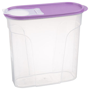 HK Plastic Storage Container with Colored flip-top Lid 6 L - Karout Online -Karout Online Shopping In lebanon - Karout Express Delivery 