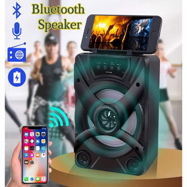 Portable Super Bass Wireless Bluetooth Speaker With Micro SD/TF/USB Flash And FM Radio Support, Assorted Color, M408.