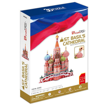CubicFun St Basil Cathedral 3D Puzzle 184 Pcs - Karout Online -Karout Online Shopping In lebanon - Karout Express Delivery 