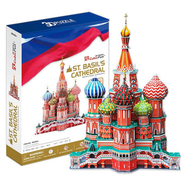 CubicFun St Basil Cathedral 3D Puzzle 184 Pcs - Karout Online -Karout Online Shopping In lebanon - Karout Express Delivery 
