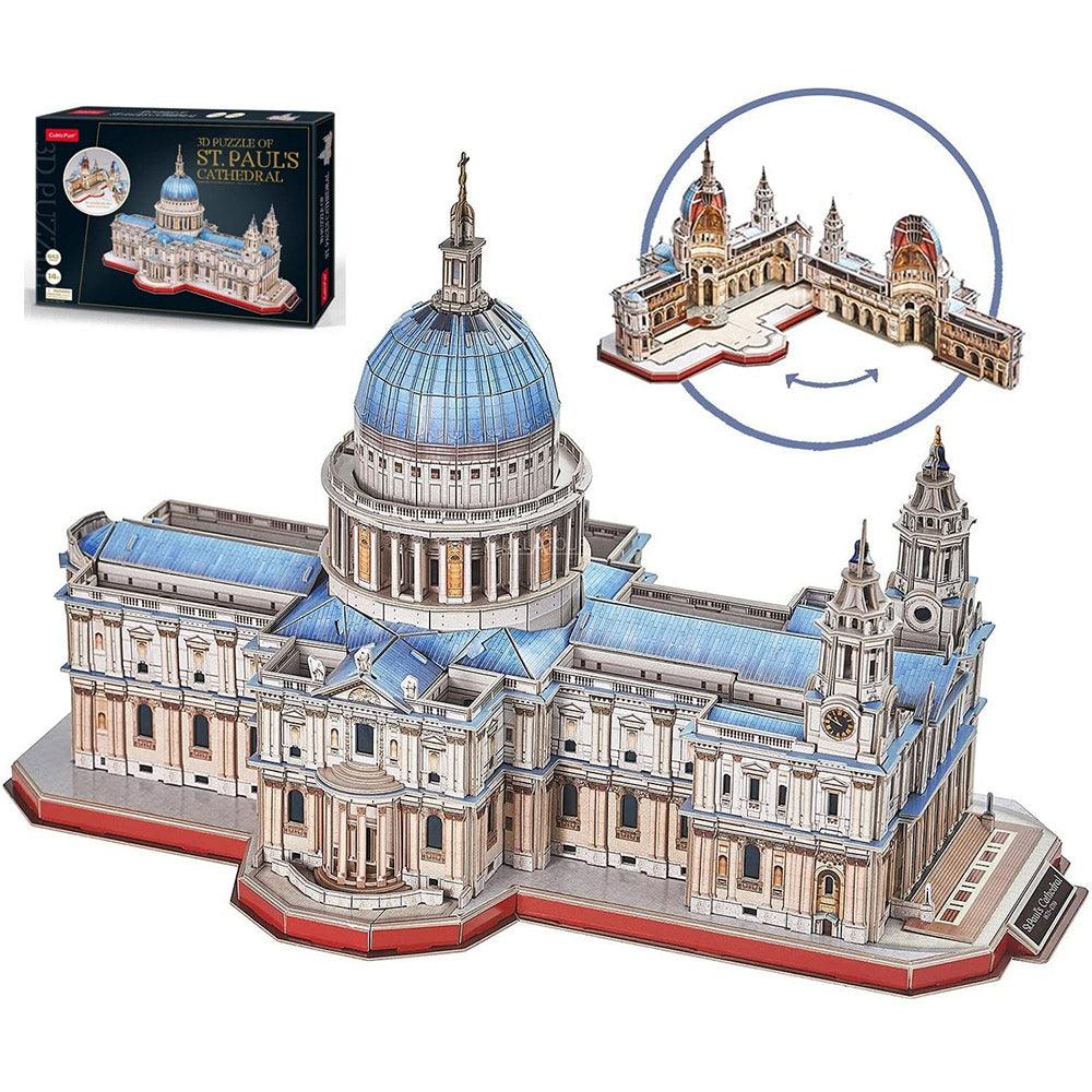CubicFun St Paul Cathedral 3D Puzzle 643 Pcs - Karout Online -Karout Online Shopping In lebanon - Karout Express Delivery 