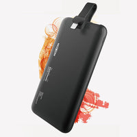 Shop Online Moxom MCK-009 Fast Charging Power Bank With Built-in Micro Connector And USB Port And Moxom MCK-009 10000mAH Power Bank With Build-in Micro Connector And LCD Display - Karout Online Shopping In lebanon