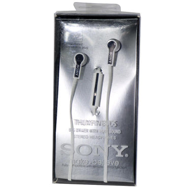 Sony Stereo Headphone Mdr-Aq71 White Phone Acce