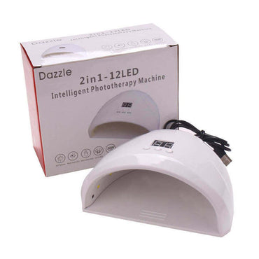 Dazzle 2 in 1 Intelligent Phototherapy Machine Nail Lamp - Karout Online -Karout Online Shopping In lebanon - Karout Express Delivery 