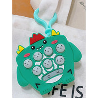 Jogger Game Machine Keychain Creative Cartoon Kawaii Schoolbag Keychain Cute Anti-Stress Toys Accessories / 3580 / KN-357 / 3578