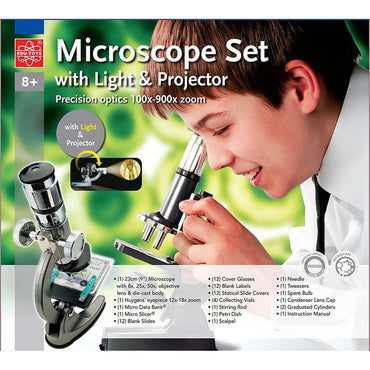 Edu Science Deluxe Microscope In Hand Carrying Case 23 cm - Karout Online -Karout Online Shopping In lebanon - Karout Express Delivery 