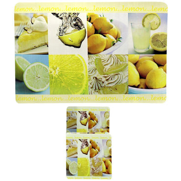 Sousplat Collection Set (12 Pcs) Lemon Home & Kitchen