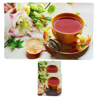 Sousplat Collection Set (12 Pcs) Tea Orange Home & Kitchen