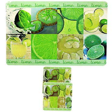 Sousplat Collection Set (12 Pcs) Lime Home & Kitchen