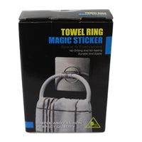 Towel Ring Magic Sticker No Drilling No Nailing Durable and Stable 15cm - Karout Online