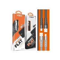 Shop Online MOXOM MX-CB08 Data/Charging Interface Flat Cable with Unique Lighting Support MOXOM MX-CB08 High Speed Transfer - Karout Online Shopping In lebanon