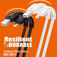 Shop Online MOXOM MX-CB14 Fast Charging Support High Speed Transfer Long Lasting MOXOM MX-CB14 DATA CABLE - Karout Online Shopping In lebanon