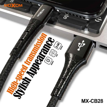 Shop Online MOXOM MX-CB28 FAST CHARGE 2.4A FAST CHARGE/DATA CONNECTOR - Karout Online Shopping In lebanon