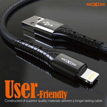 Shop Online MOXOM MX-CB28 FAST CHARGE 2.4A FAST CHARGE/DATA CONNECTOR - Karout Online Shopping In lebanon