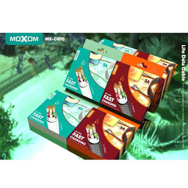 Shop Online Moxom Micro, Lightning, Type-C 3A Charging Cable - Karout Online Shopping In lebanon