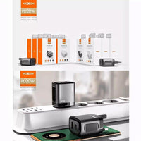 Shop Online MOXOM MX-HC65 PD Explorer 20W 18W QC 3.0 Dual Ports Home Travel Fast Charger - Karout Online Shopping In lebanon