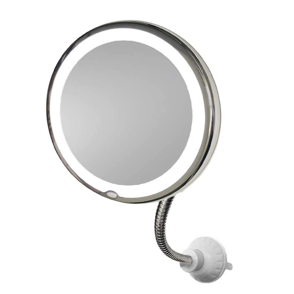 MY FLEXIBLE MIRROR 10x Magnification 7” Make Up Round Vanity Mirror for Home, Bathroom use with super strong suction cups As Seen On TV - Karout Online