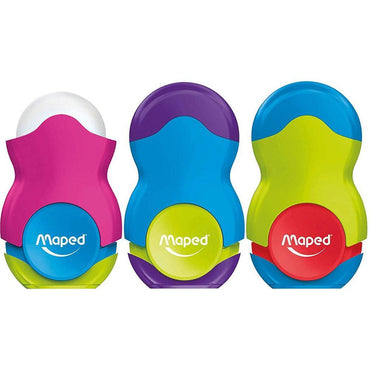 Maped 049121 Loopy Colors Eraser And Sharpener Stationery