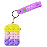 Small Pop It fidgets Keychain Simple Bag PO-02 / SW-12 - Karout Online -Karout Online Shopping In lebanon - Karout Express Delivery 