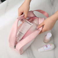**(NET)**Multifunction Portable Large Capacity Pu Frosted Waterproof Cosmetic Bag / KC22-236 / 2106