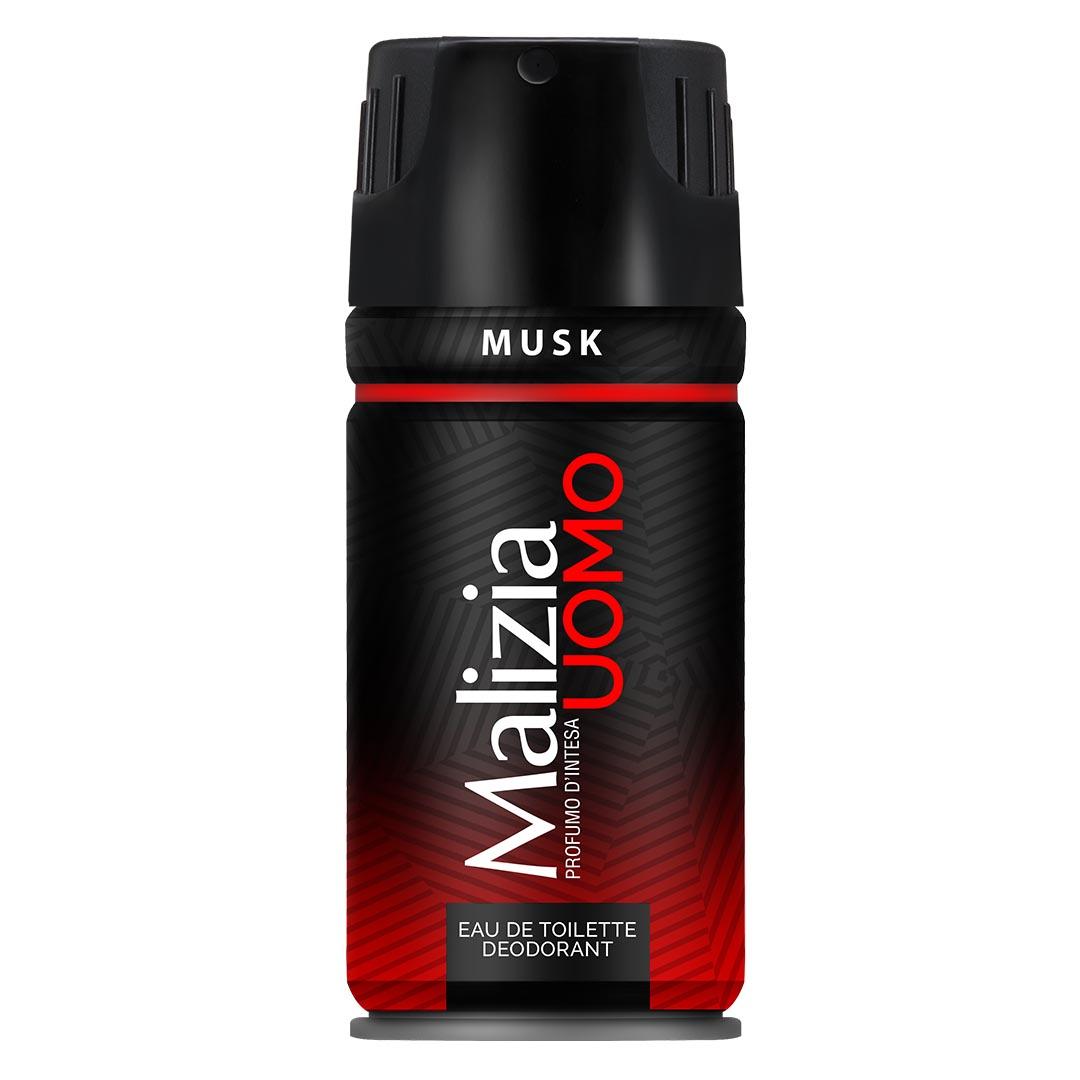 Malizia Uomo Deodorant Musk 150 ml - Karout Online -Karout Online Shopping In lebanon - Karout Express Delivery 