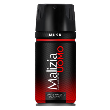 Malizia Uomo Deodorant Musk 150 ml - Karout Online -Karout Online Shopping In lebanon - Karout Express Delivery 