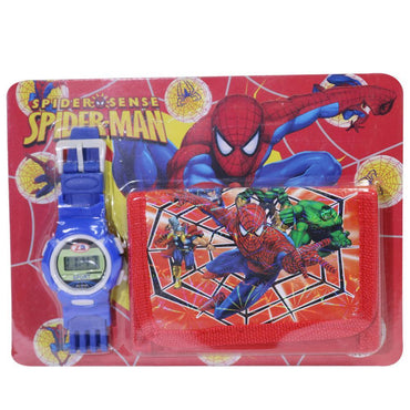 Kids Wallet With Watch Spider Man Toys & Baby