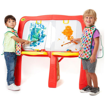 Crayola Super Duper Art Studio Easel and Desk With Chair - Karout Online -Karout Online Shopping In lebanon - Karout Express Delivery 