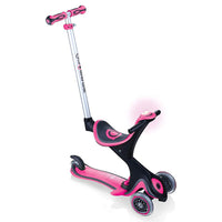 Globber 4 In1 Scooter Translucent  - Light Grey - Karout Online -Karout Online Shopping In lebanon - Karout Express Delivery 