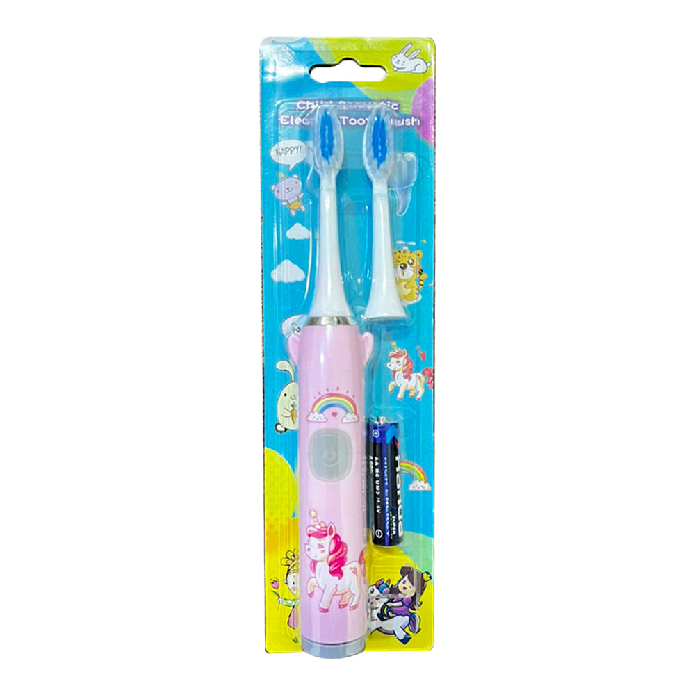 Child Acoustic Electric Battery Toothbrush Kid Cartoon