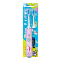 Child Acoustic Electric Battery Toothbrush Kid Cartoon
