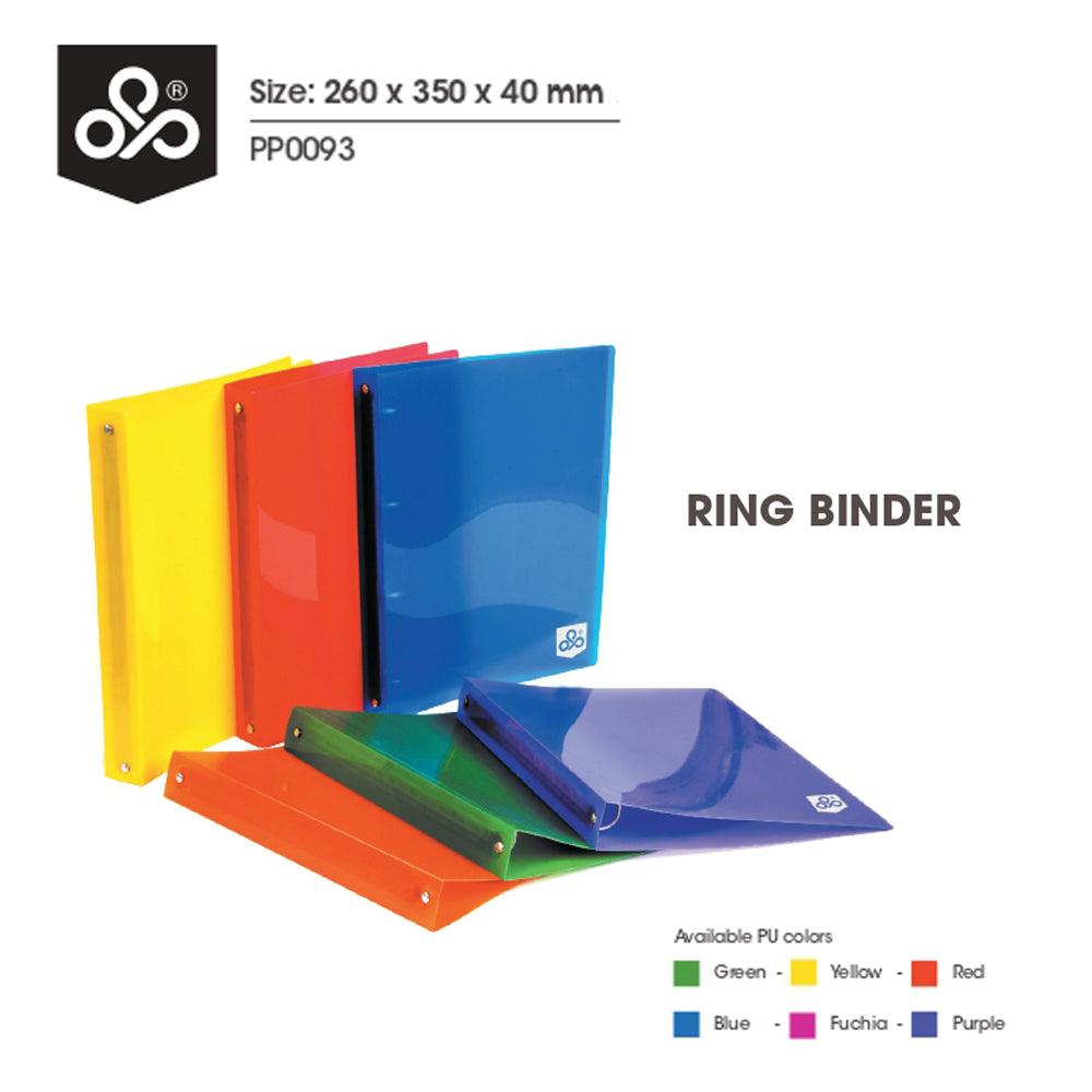OPP Folder Ring Binder / 24.5 x 30.5 x 4 cm - Karout Online -Karout Online Shopping In lebanon - Karout Express Delivery 